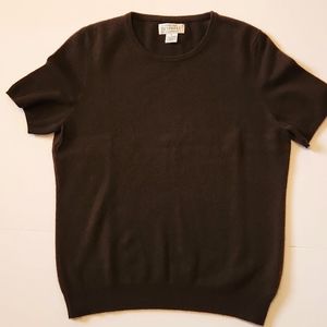 Sutton Studio Brown Cashmere Sweater